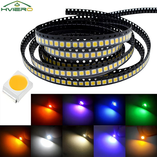 500Pcs 1210 SMD LED Chips – Ultra Bright DIY Lighting Beads SMD LED Chips Oasis Select