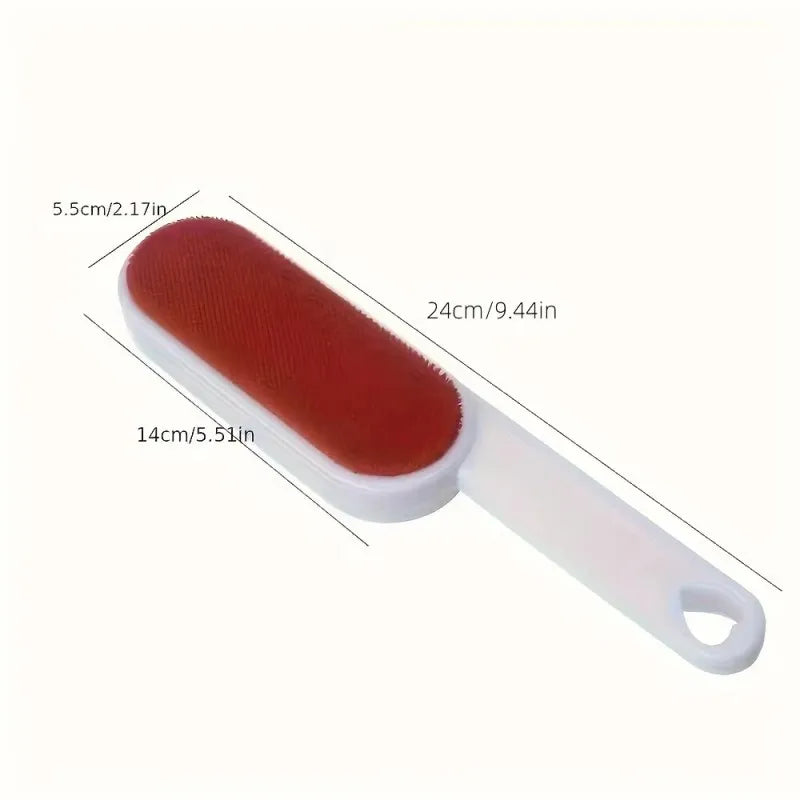 Self-cleaning Lint Sticking Roller 2 Sides Dedusting Brush Pet Hair Remover Brush Removing Dog Cat Hair from Sofa Carpet Clothes Peaceful Pleasures Health and Wellness