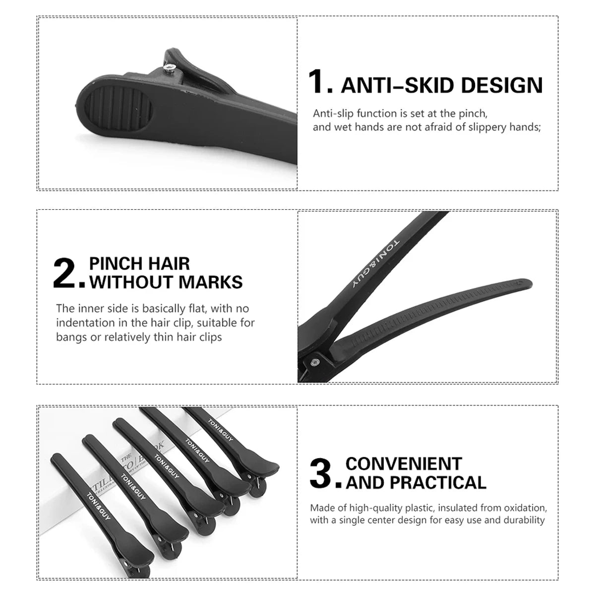 12pcs Barber Hairdressing Clip Barber Hair Cutting Partition Hairpin Pro Hairdresser Styling Accessories Salon Home Styling Tool Peaceful Pleasures Health and Wellness