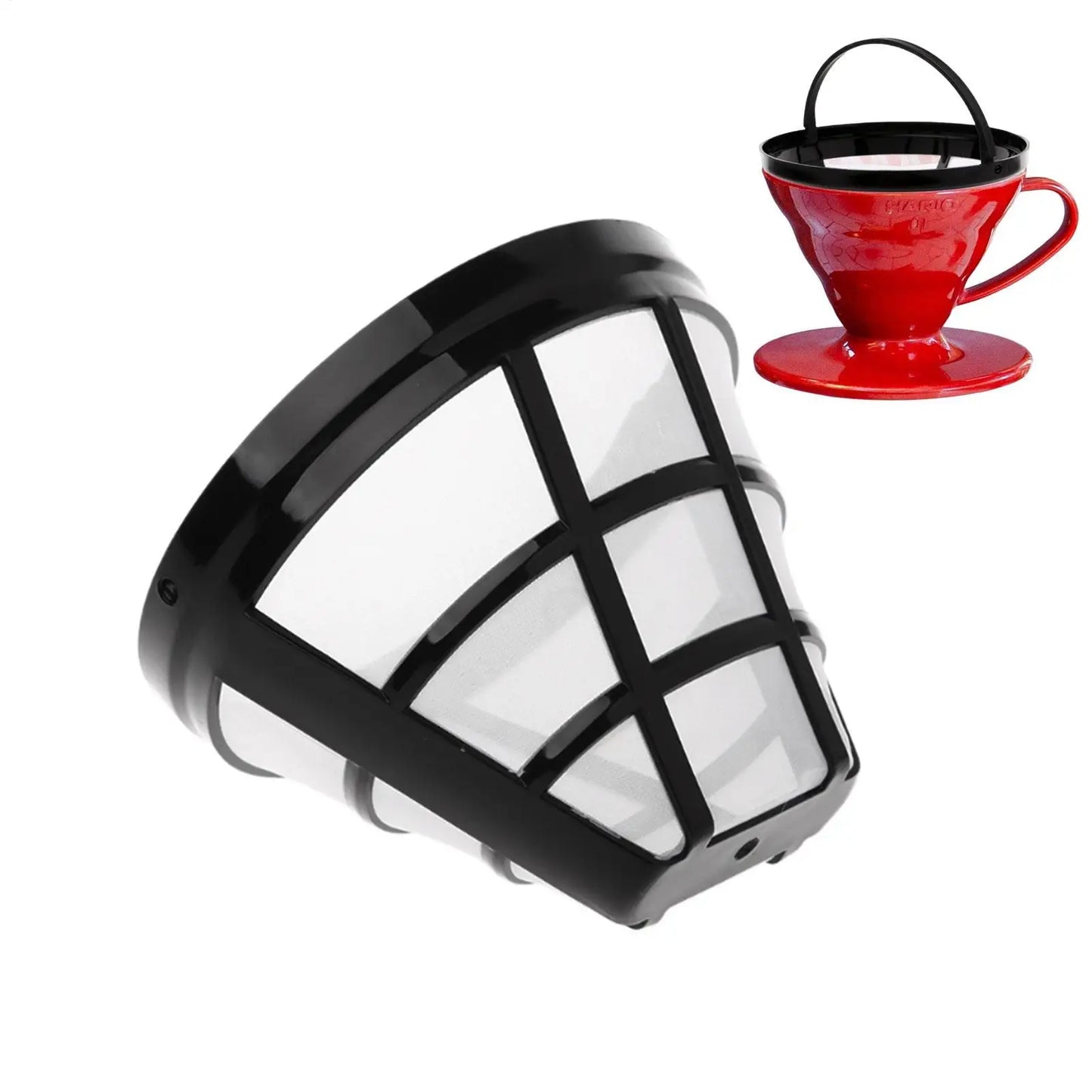 Reusable Basket Coffee Filter – Stainless Steel Mesh #4