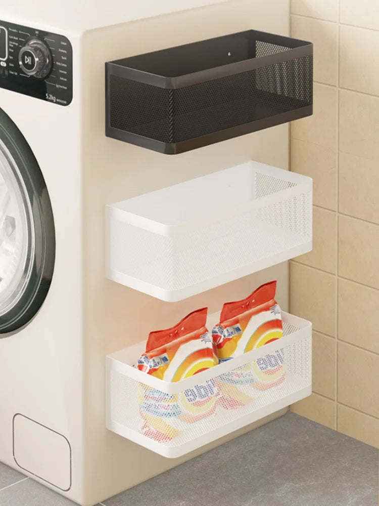 Magnetic Spice Rack – Fridge Side Shelf Organizer