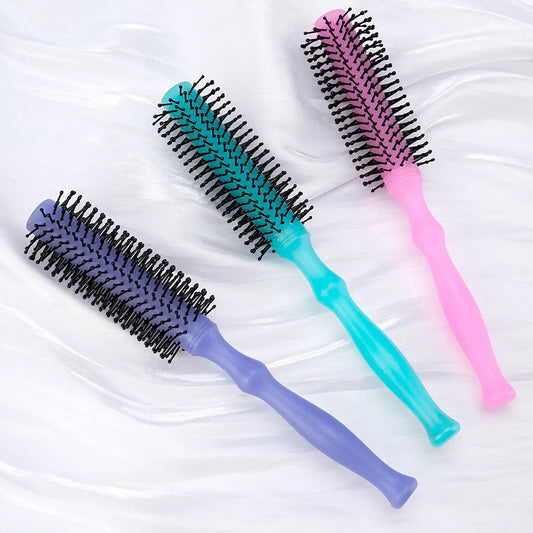 Ergonomic Round Styling Brush – Soft Nylon Bristles, All Hair Types Round Styling Brush Oasis Select