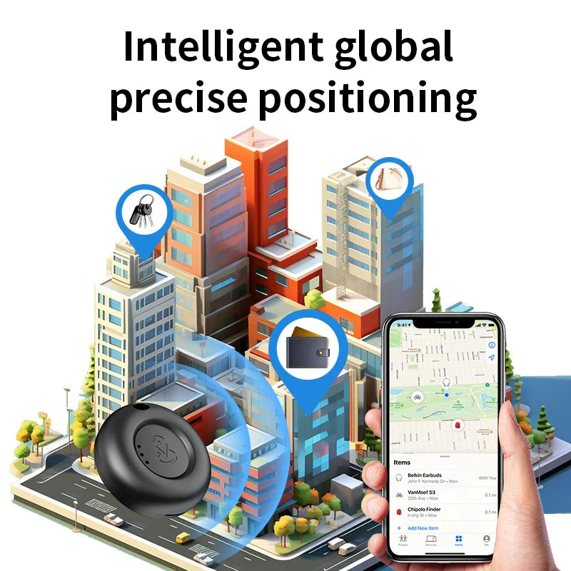 Mini Bluetooth Tracker – Apple Find My, Keys, Kids & Bags