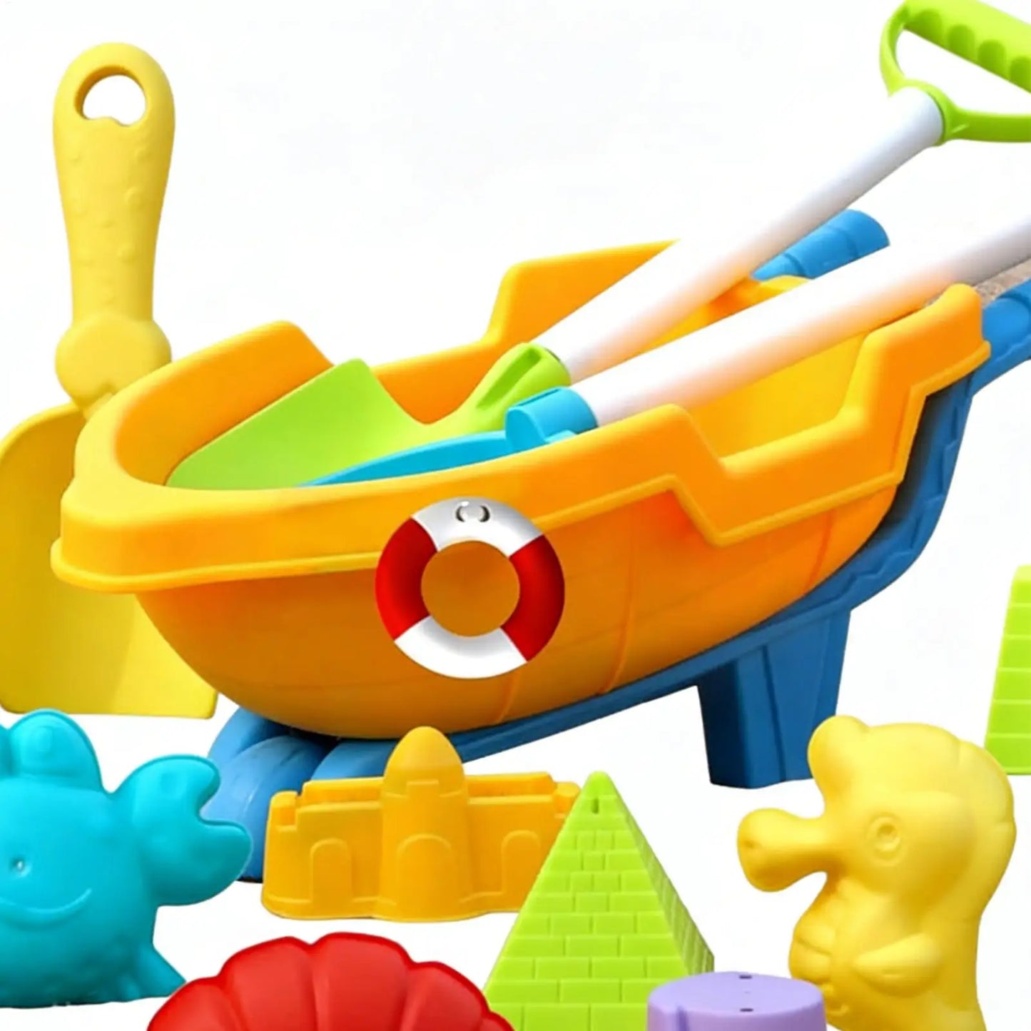 19-Piece Kids Beach Sand Toys Set – Outdoor Playset