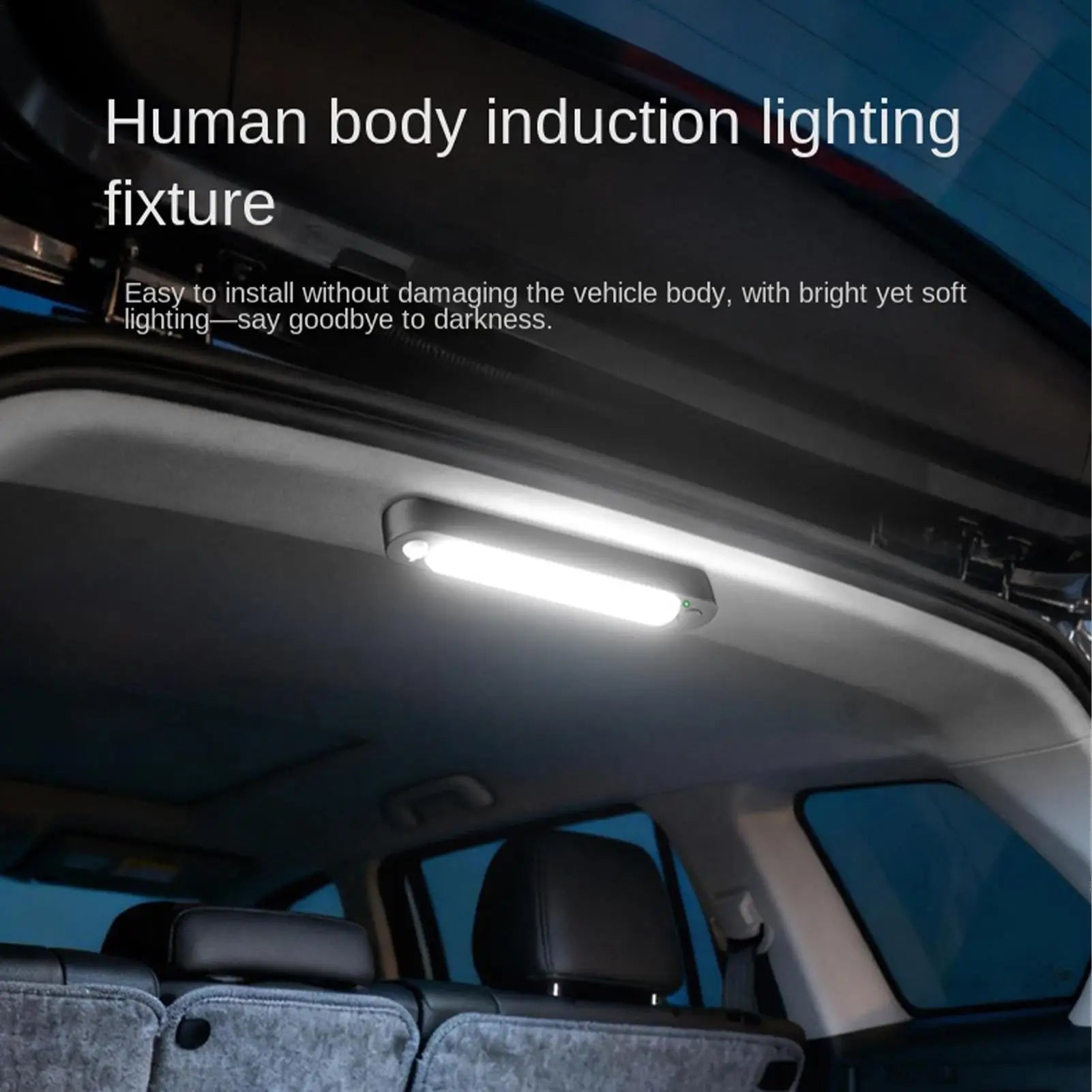 Magnetic LED Car Trunk Light Motion Sensor Cargo Lamp for RV Camper Van Truck Sedan Vehicle Outdoor Roadside ﻿ Peaceful Pleasures Health and Wellness