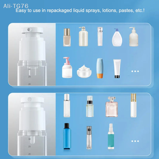 Vacuum Refillable Spray Bottle 15/30/50ml – Travel Cosmetic Refillable Travel Bottle Peaceful Pleasures Health and Wellness