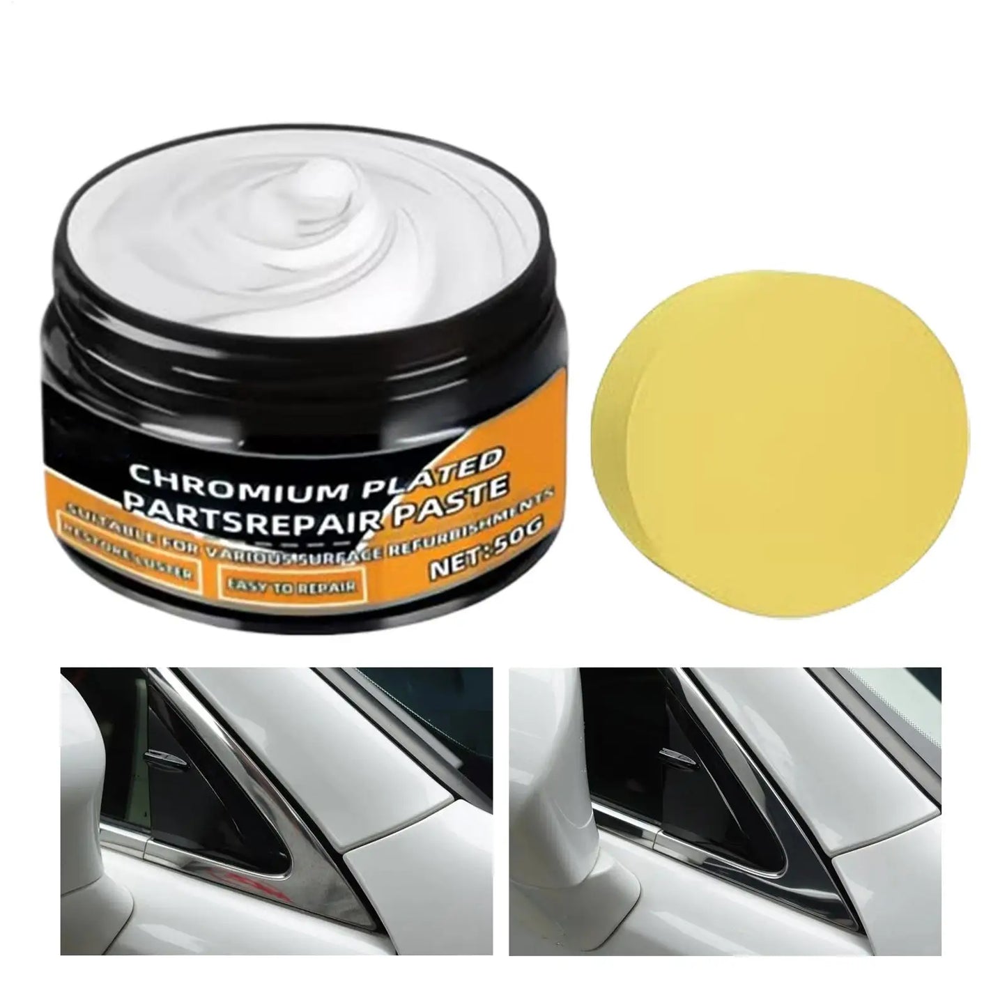 Chrome Polish Metal Repair Cream 50g – Scratch & Rust Remover
