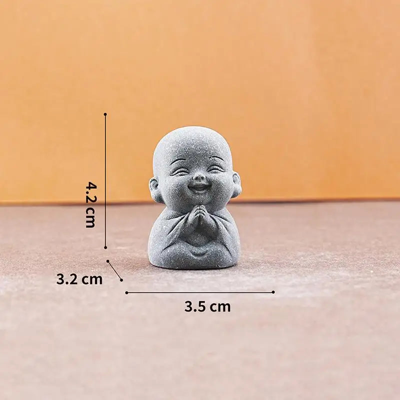 Zen Monk Statues | Resin Figurines for Meditation & Home Decor