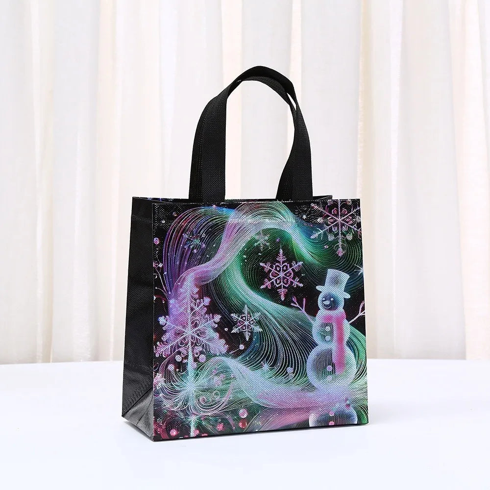 Christmas Non-Woven Tote Bag | Kids Gift & Reusable Storage