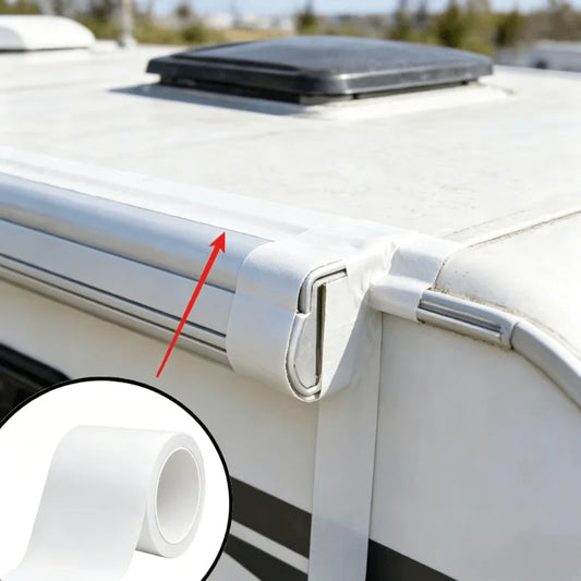 1 Roll 10 Meter RV Roof Repair Accessories Glass Edge Gap Rainproof Peaceful Pleasures Health and Wellness