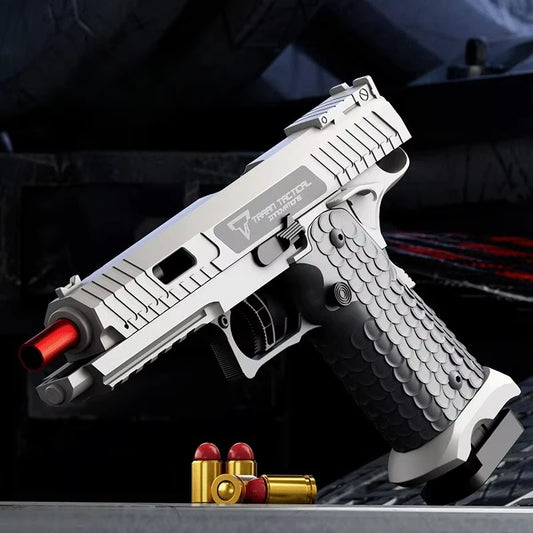 Csnoobs 2011 Continuous Shooting Throwing Shell Toy Gun Radish Gun Revolver Empty Shell Outdoor Game Birthday Gift Peaceful Pleasures Health and Wellness