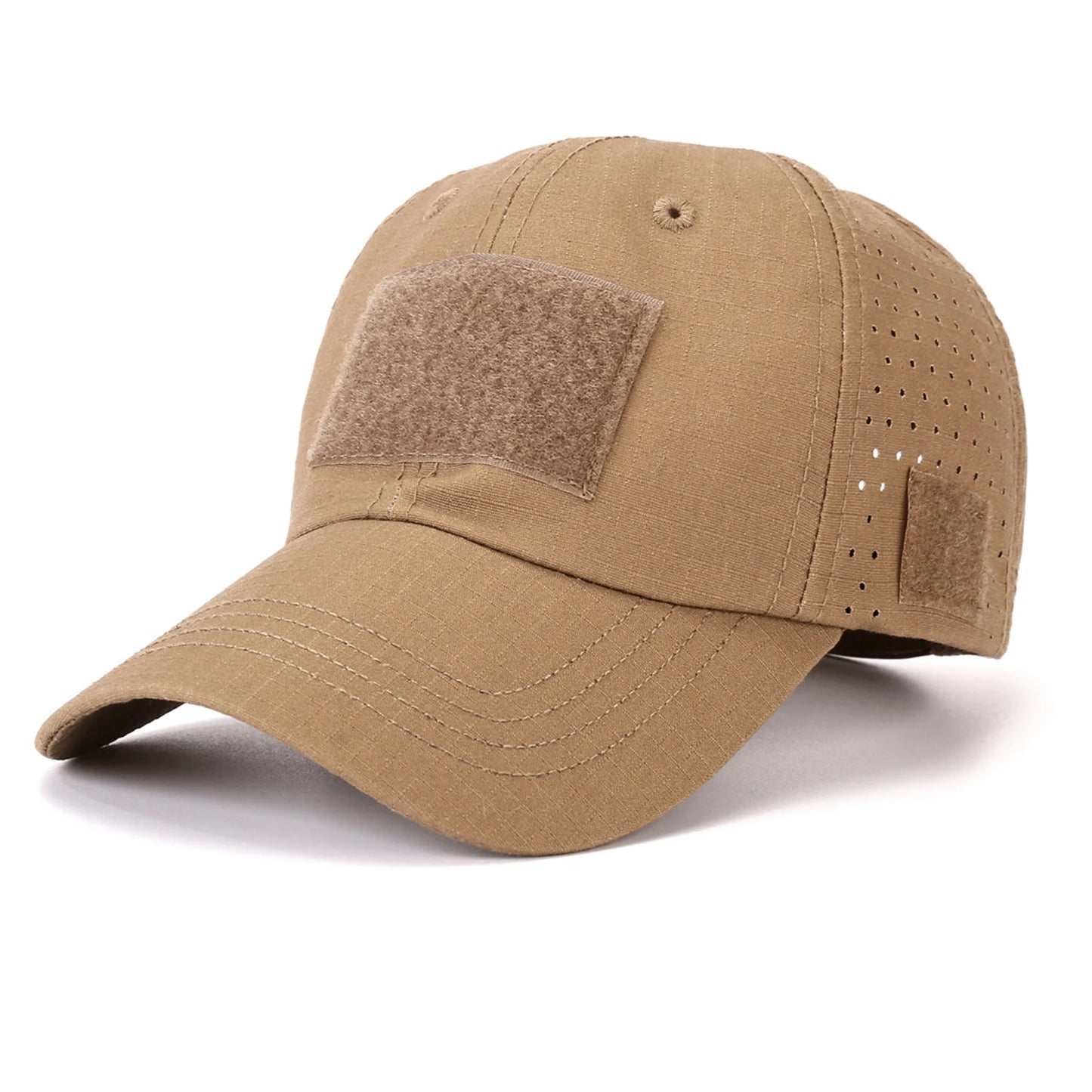Unisex Camouflage Baseball Cap Abrasion-resistant Athletic Casual Baseball Cap UV Sun Protection Hat for Outdoor Sports Peaceful Pleasures Health and Wellness Khaki