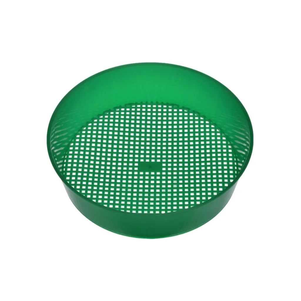 Plastic Garden Soil Sieve – Fine Mesh Sand & Stone Sifter