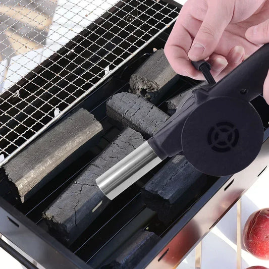 Barbecue Blower Manual Barbecue Tools Barbecue Stove Ignition Special Hand Cranked Ignition Tools Charcoal Barbecue Accessories Peaceful Pleasures Health and Wellness