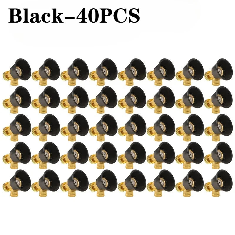 1-20PCS Adjustable Agricultural Cyclone Air Vortex High-Pressure Nozzle Windproof Sprayer for Atomization and Dosing Spray Peaceful Pleasures Health and Wellness Black-40PCS