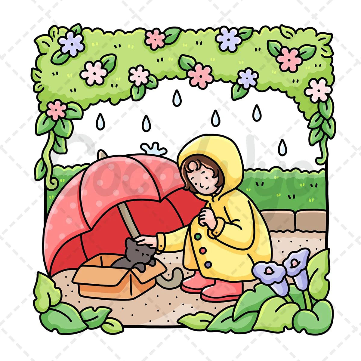 Adult Teens Coloring Book Cute Daily Activities Relaxing Scenes Girls