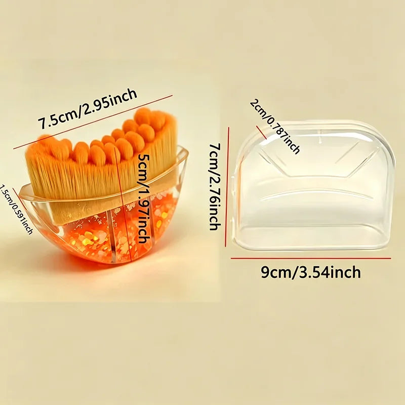 Facial Contour Massager Brush with Storage Box | Skin Massage
