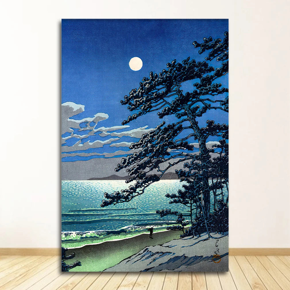 Japanese Wave Kanagawa Canvas Wall Art | Oriental Home Decor