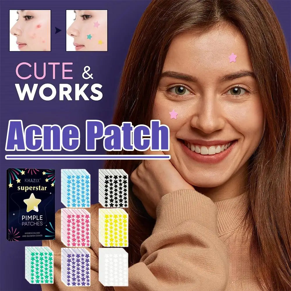 Colorful Star Pimple Patches – 240/280 Pcs Hydrocolloid Peaceful Pleasures Health and Wellness