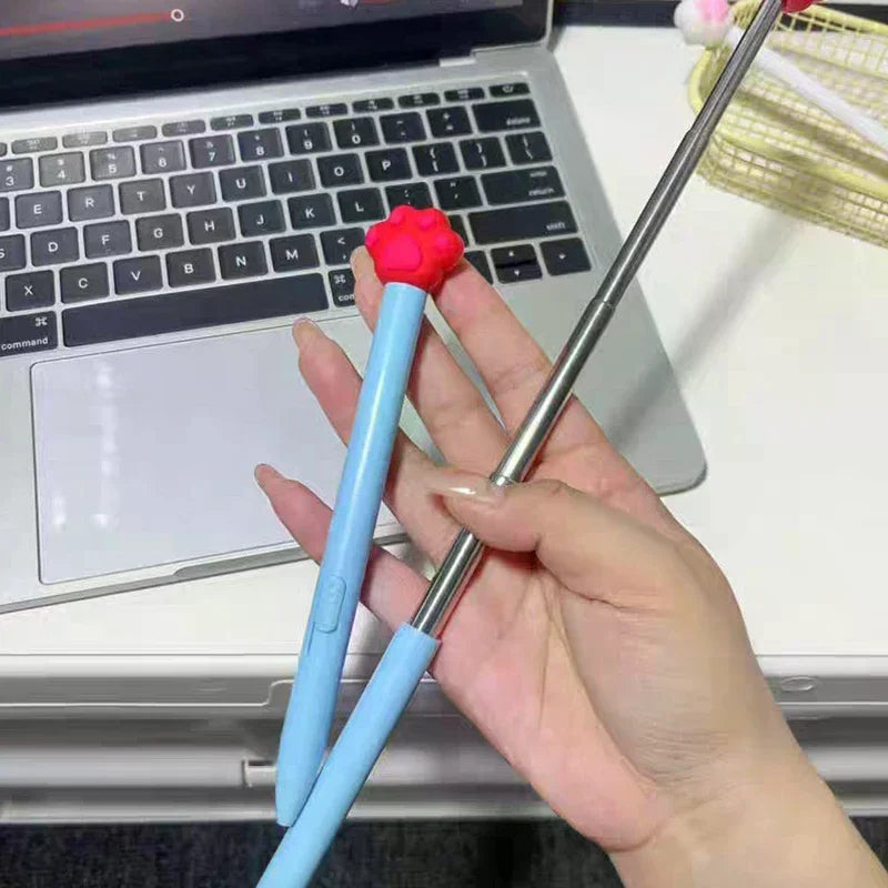 Cat Paw Retractable Pointer Ballpoint Pen – Teacher & Student