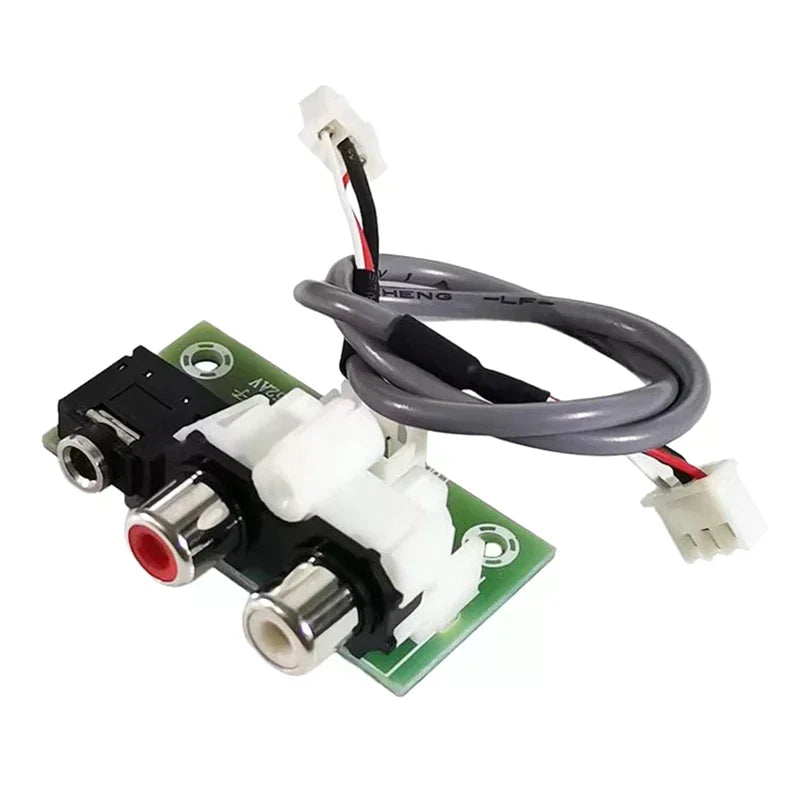 3.5MM Audio Socket Dual AV Lotus Socket Input To XH2.54-3P Output Adapter Small Board For Audio Cable Lotus Socket Peaceful Pleasures Health and Wellness