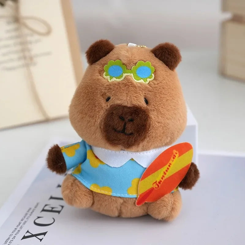 Cute Capybara Plush Keychain Bag Pendant & Car Charm Gift