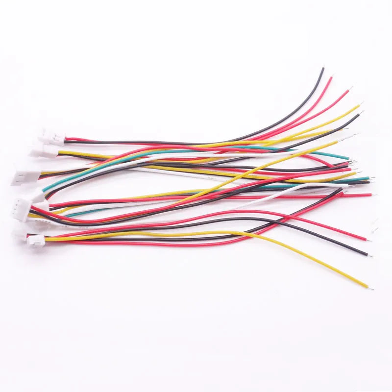 100 Sets/Lot Connector Micro JST 1.25MM 2Pin 3Pin 4Pin 5P 6P Male & Female Connector Plug with Wires Cables LED Strip Connectors Peaceful Pleasures Health and Wellness