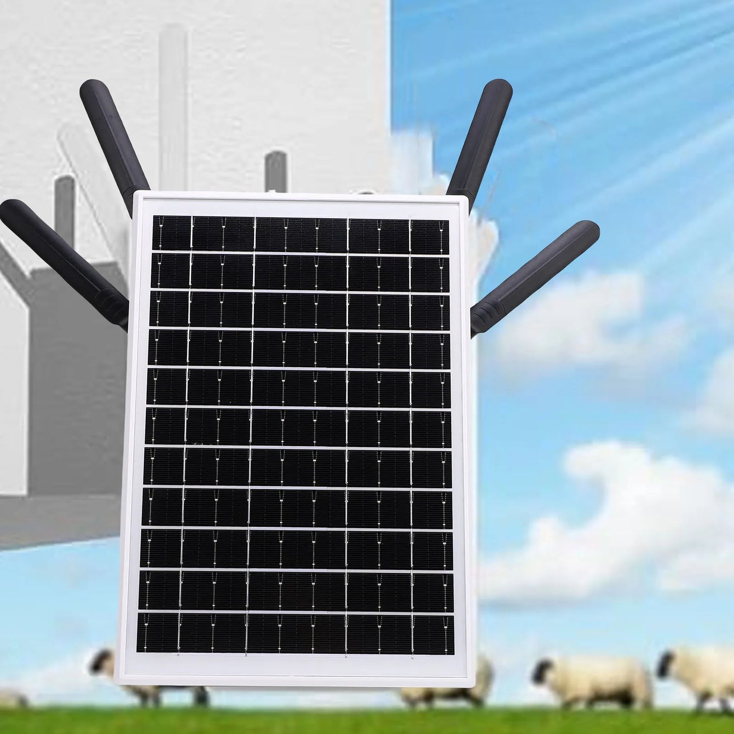 Solar 4G LTE Router 18000mAh IP66 Waterproof 300Mbps | Camping RV