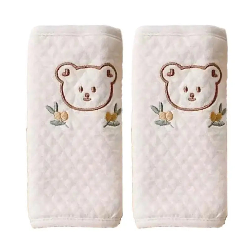 Car Seat Belt Cover Pad | Soft Cotton Animal Pattern Cushion