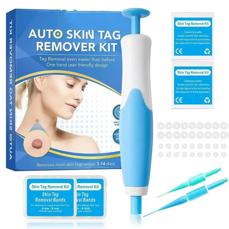 2-in-1 Skin Tag Removal Kit – Pen, Bands & Wipes | 2–8mm