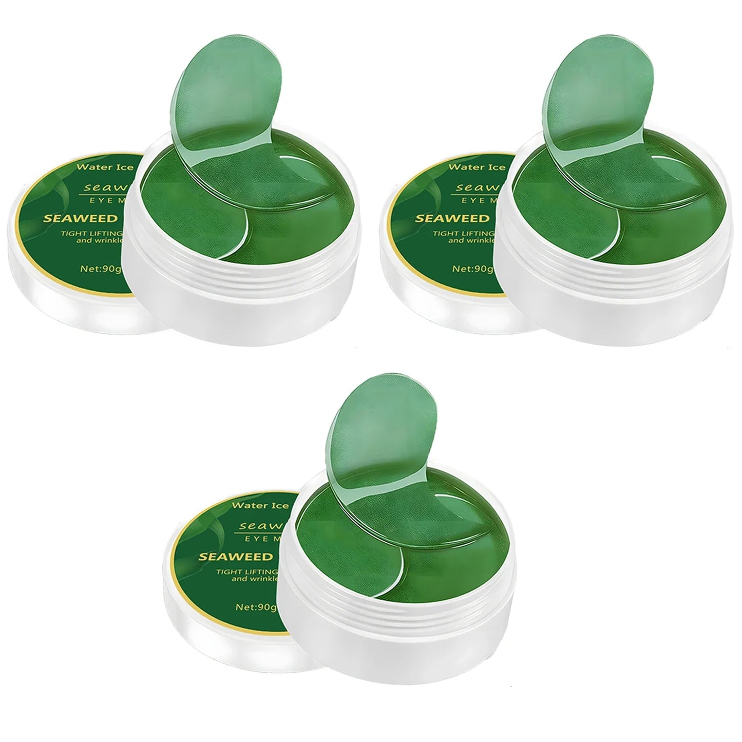 60pc Seaweed Hyaluronic Acid Eye Masks – Dark Circles & Collagen