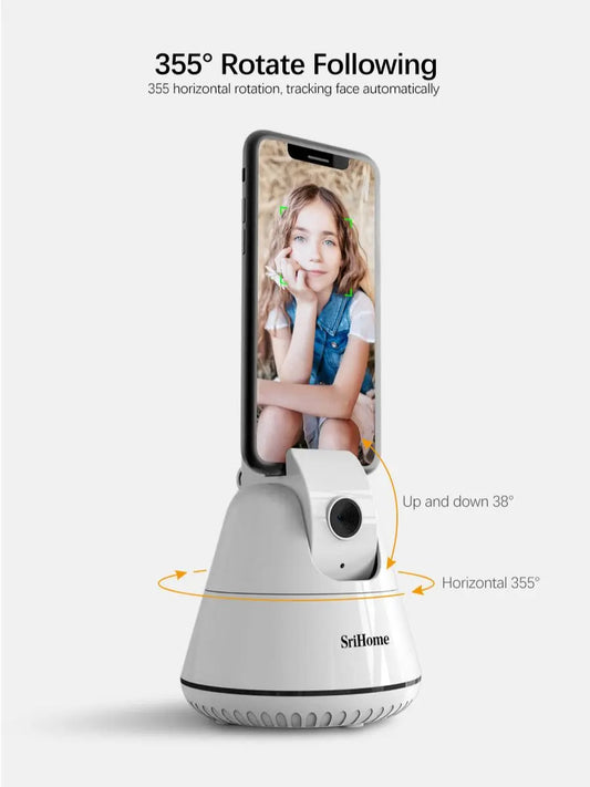 360° AI Auto Face Tracking Selfie Stick Tripod | 1080P