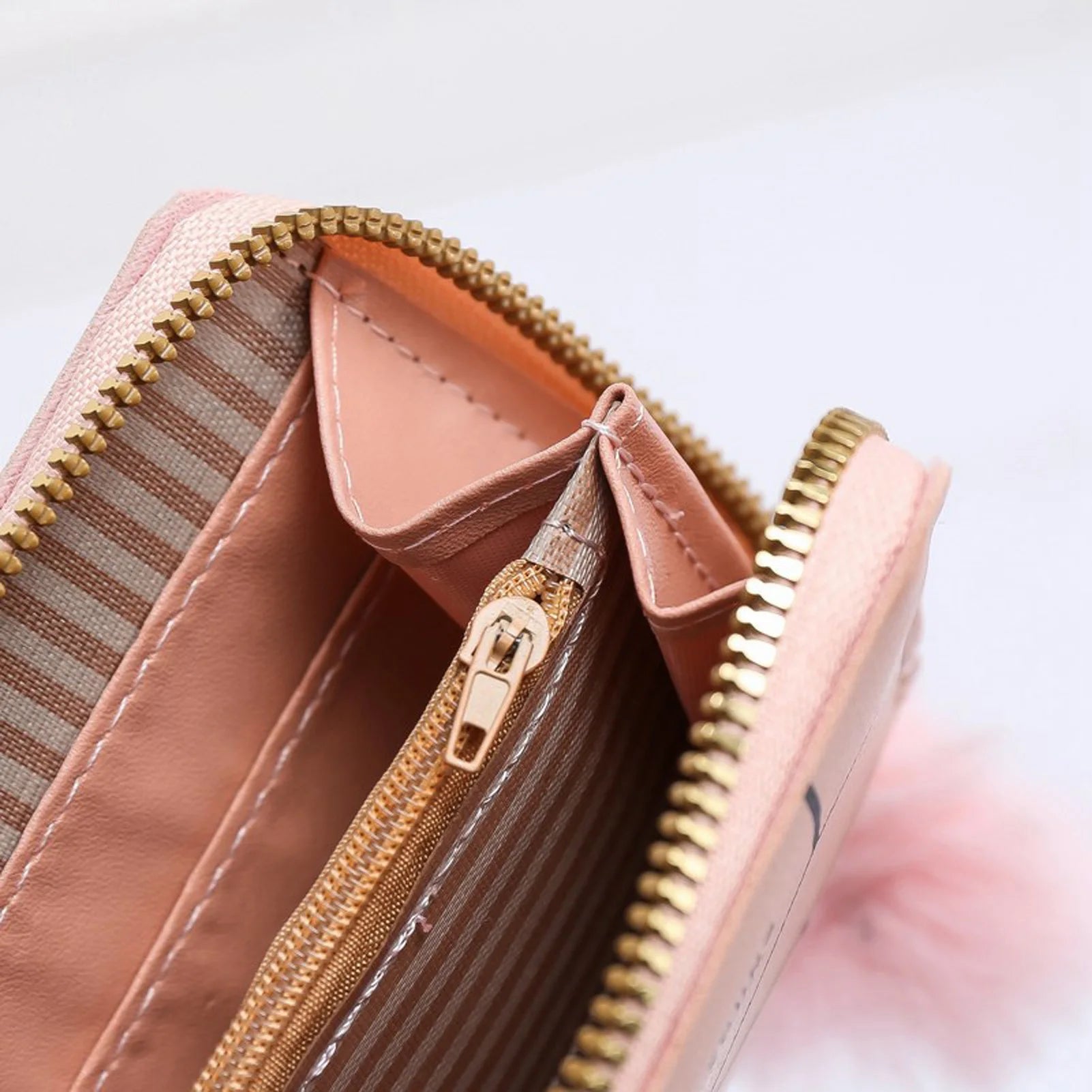 Women Minimalist Short Wallet with Smooth Feel Premium PVC Material Suitable for Daily Casual Activities Peaceful Pleasures Health and Wellness
