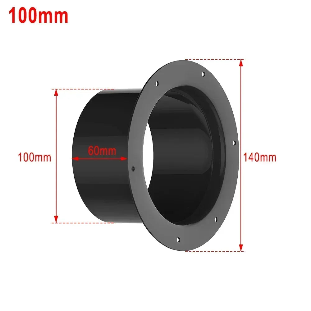 ABS Vent Pipe Adapter Wall Flange Connector 75–150mm