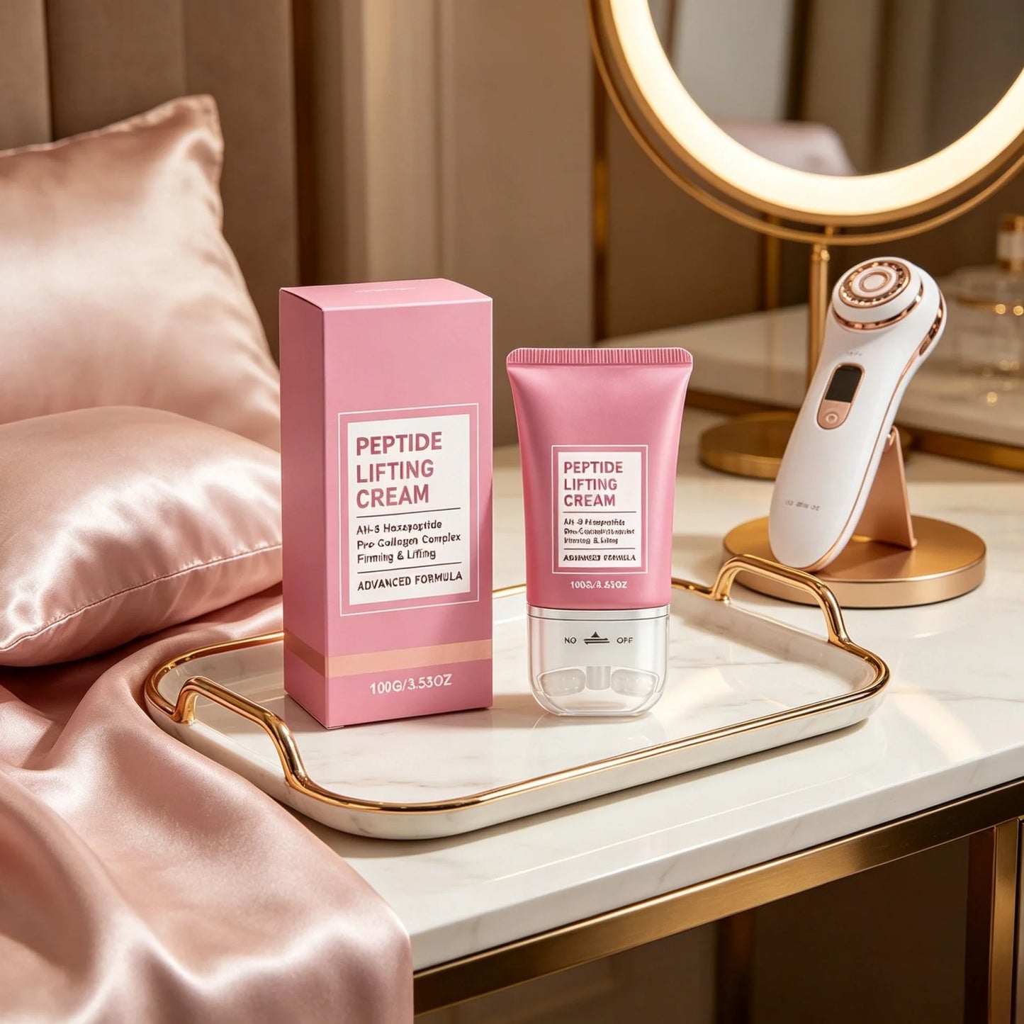 AH-8 Peptide Neck Cream for Firming and Moisturizing Peaceful Pleasures Health and Wellness