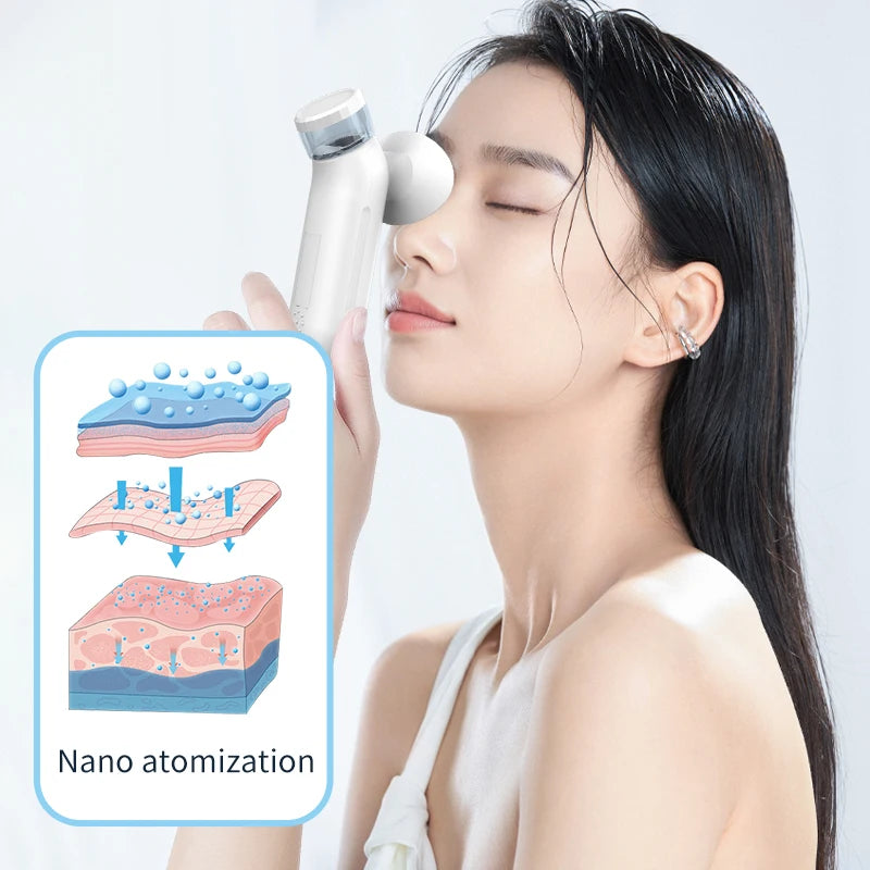Hot Cold Compress Eye Steam Mist Sprayer Portable Nano Eye Care Hydrating Instrument Relieve Eye Fatigue Eye Beauty Hydrating Peaceful Pleasures Health and Wellness