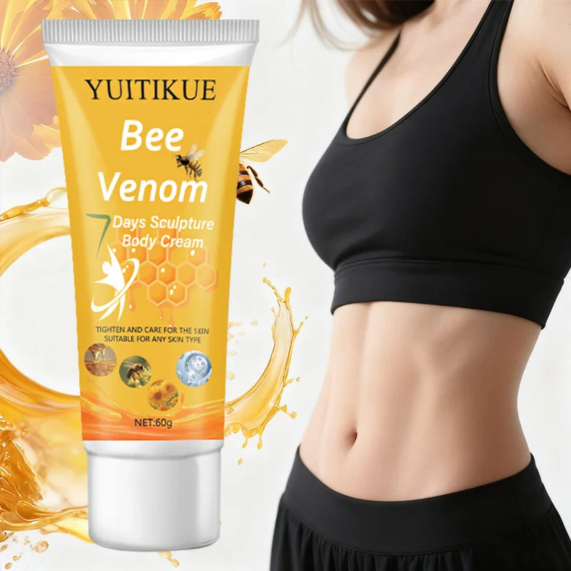 YUITIKUE Bee Venom Body Cream 60g – Firm & Moisturize Skin Firming Body Cream Peaceful Pleasures Health and Wellness