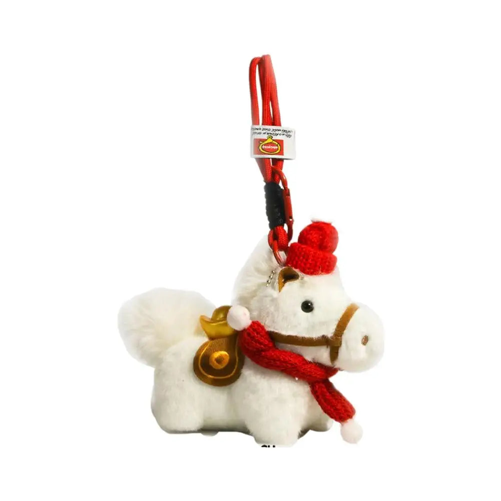Plush Pony Keychain | Lucky Horse Charm Bag & Car Accessory