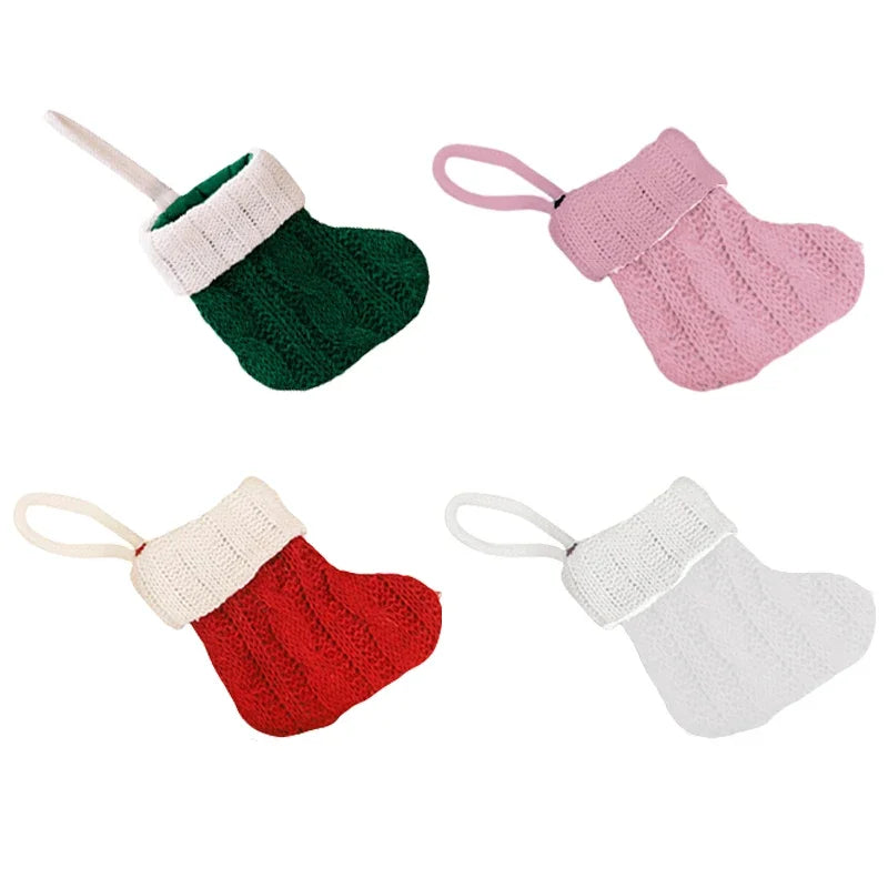 Christmas Hanging Stockings Set of 7 – Festive Holiday Décor