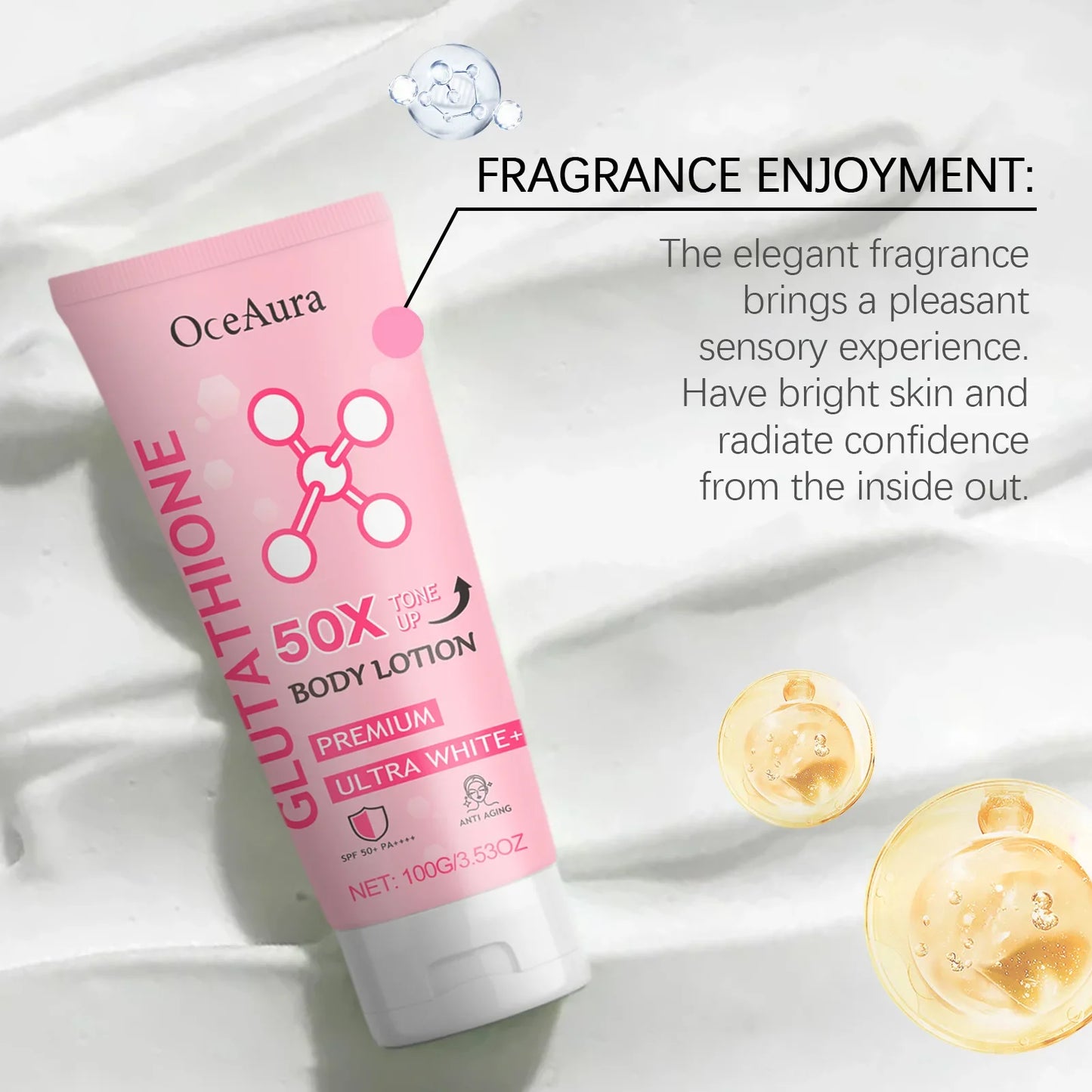 OceAura Brightening Body Cream – Dark Spot & Skin Tone Lotion