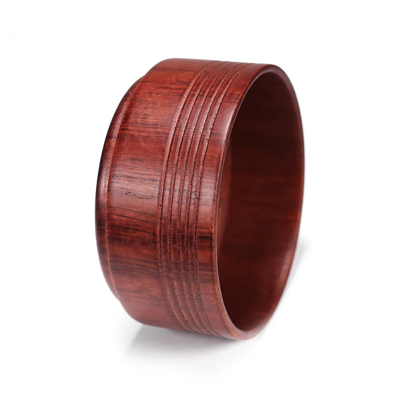 Men's Wooden Shaving Soap Bowl | Portable Oak Lather Cup