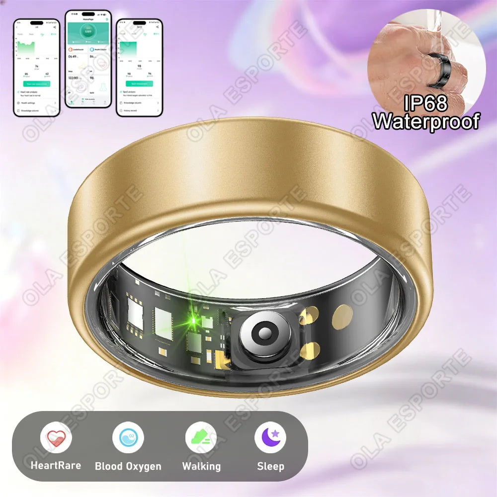 Smart Ring – Heart Rate, SpO₂ & Sleep Tracker | 5ATM