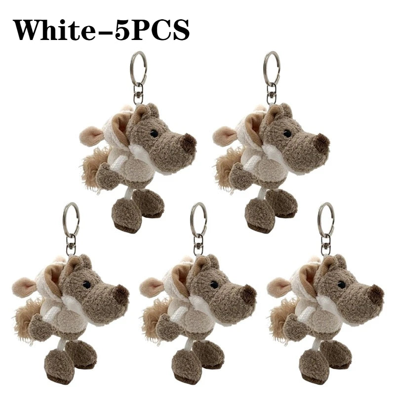 Cartoon Plush Keychain Doll | Cute Mini Backpack Pendant Gift
