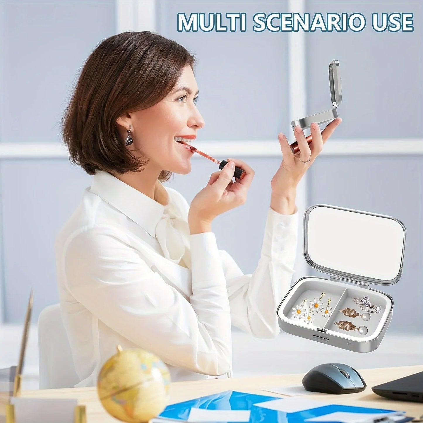 2-Compartment Portable Pill Box | Pocket & Purse Medicine Organizer