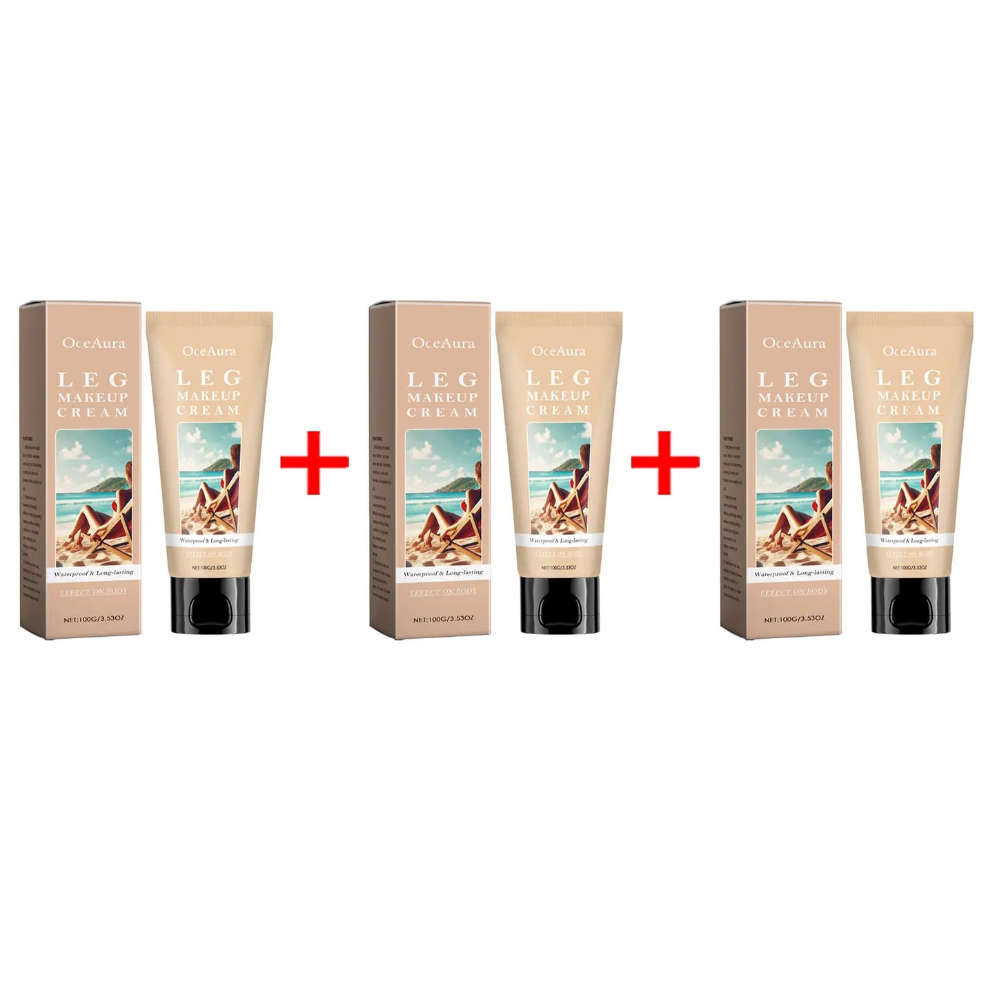OceAura Leg Makeup Lotion – Waterproof Body Foundation