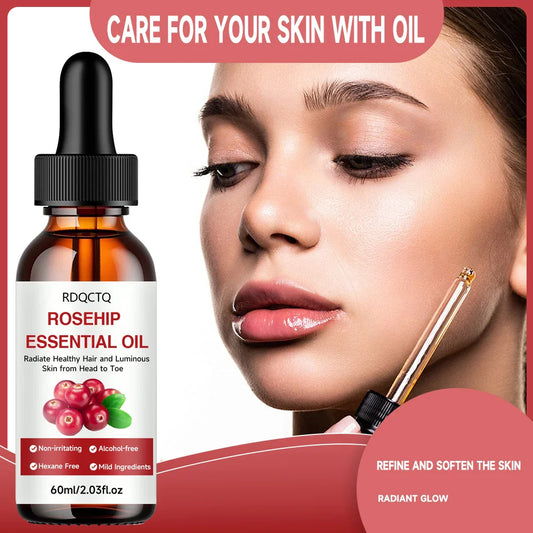 Rosehip Oil for Hair & Skin – Pure Natural Moisturizing Oil Rosehip Essential Oil Oasis Select