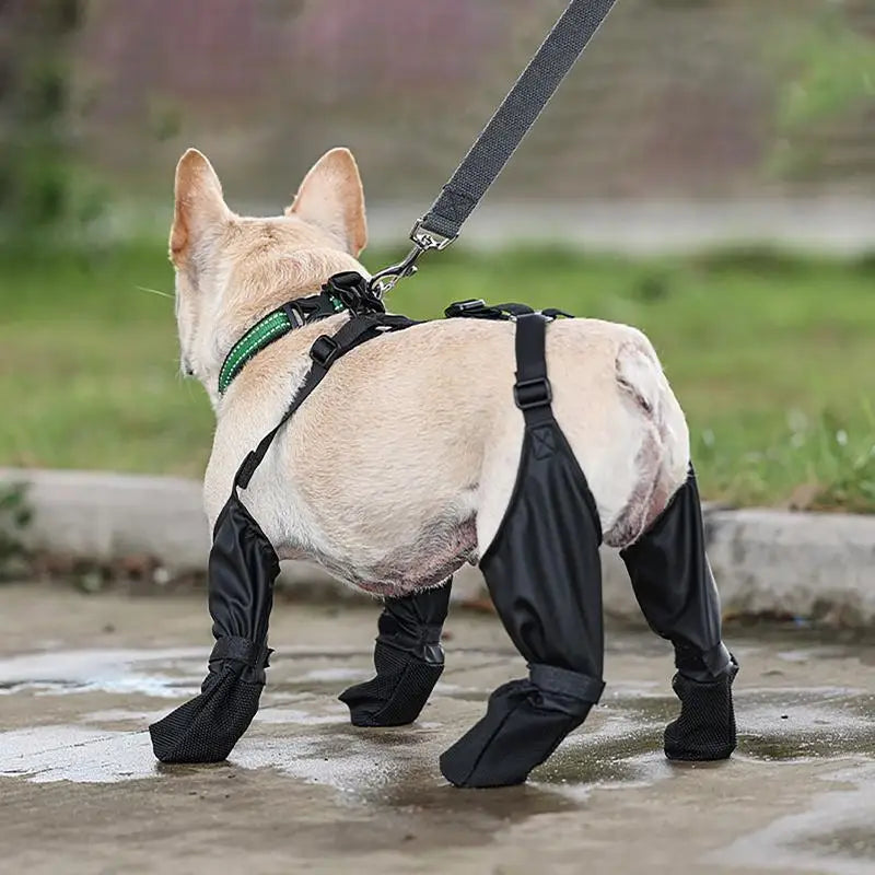 Waterproof Anti-Slip Dog Shoes Paw Protector Booties S/M/L