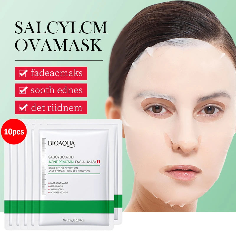 BIOAQUA Salicylic Acid Acne Face Mask – Moisturizing & Brightening