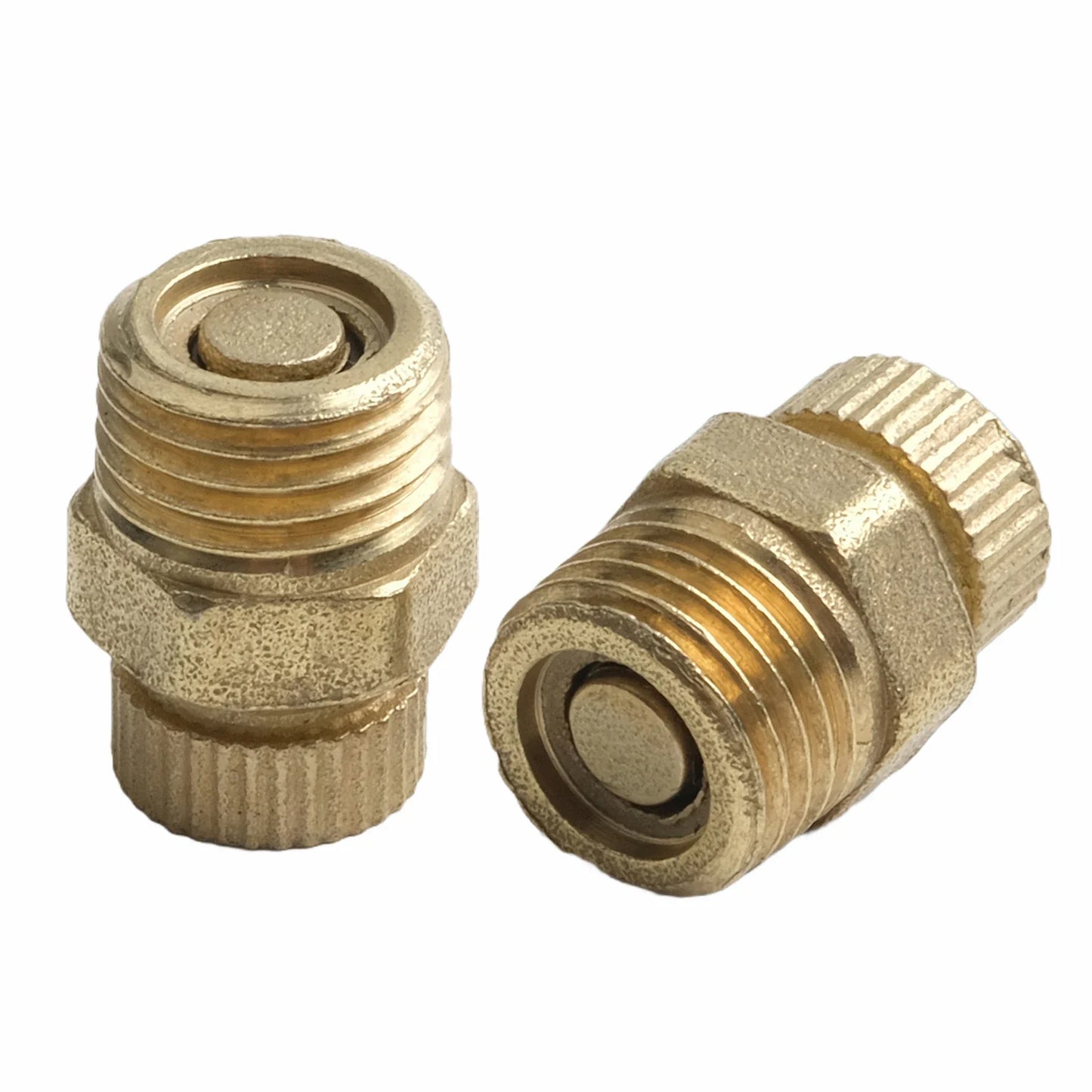 4-Pack Brass Air Compressor Drain Valve Screws – Tank Drain