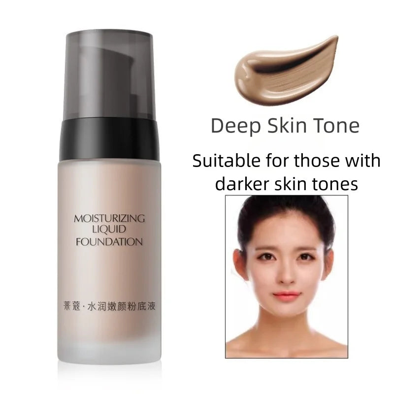 LAIKOU Liquid Foundation – Waterproof, Oil Control & Brightening